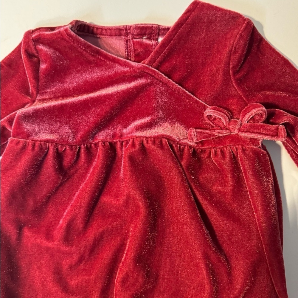 Just One You by Carters Velvet Coverall & Headband, Size 3M - Picture 2 of 8